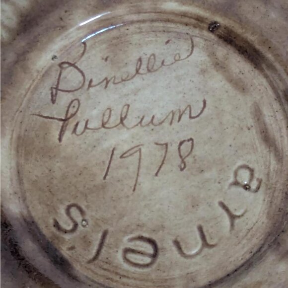 Vintage 1978 Mushroom Kitchen Canister/Small Cookie Jar by Arnel's Ceramics - Picture 5 of 8